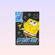 Nickelodeon Sünger Bob Kare Pantalon Baloncuklar Desenli A5 Not Defteri