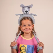 Masha and The Bear - Plush Moving Bunny Headband