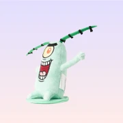 Sünger Bob Kare Pantolon Plankton Omuz Peluşu 14 cm