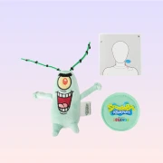Sünger Bob Kare Pantolon Plankton Omuz Peluşu 14 cm
