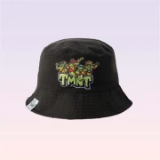 Nickelodeon Teenage Mutant Ninja Turtles Black & Pink Reversible Bucket Hat – Unisex Kids