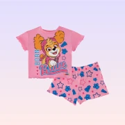 PAW Patrol Skye Kız Çocuk Pijama Takımı Pembe