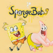 Nickelodeon SpongeBob SquarePants & Patrick Star Printed Crewneck T-Shirt – Yellow – Girls