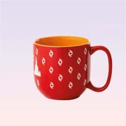 Legends with Logo Red Orange Ceramic Mug