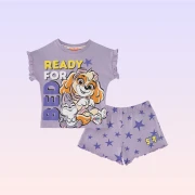 PAW Patrol Skye Kız Çocuk Pijama Takımı Lila