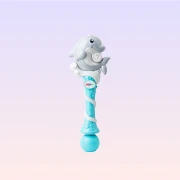Dolphin Character Bubble Wand – Grey
