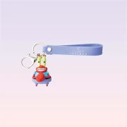 Nickelodeon Sünger Bob Bay Yengeç Figürlü 3D Anahtarlık