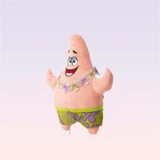 Nickelodeon Sünger Bob Patrick Figürlü Çiçek Yüzüklü Peluş 45 cm