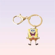 Nickelodeon Sünger Bob Figürlü Metal Anahtarlık