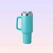 The Land of Legends Chateau Print Thermos - Blue