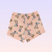 Sünger Bob Kare Pantolon Gary Kız Çocuk Pijama Takımı Pembe